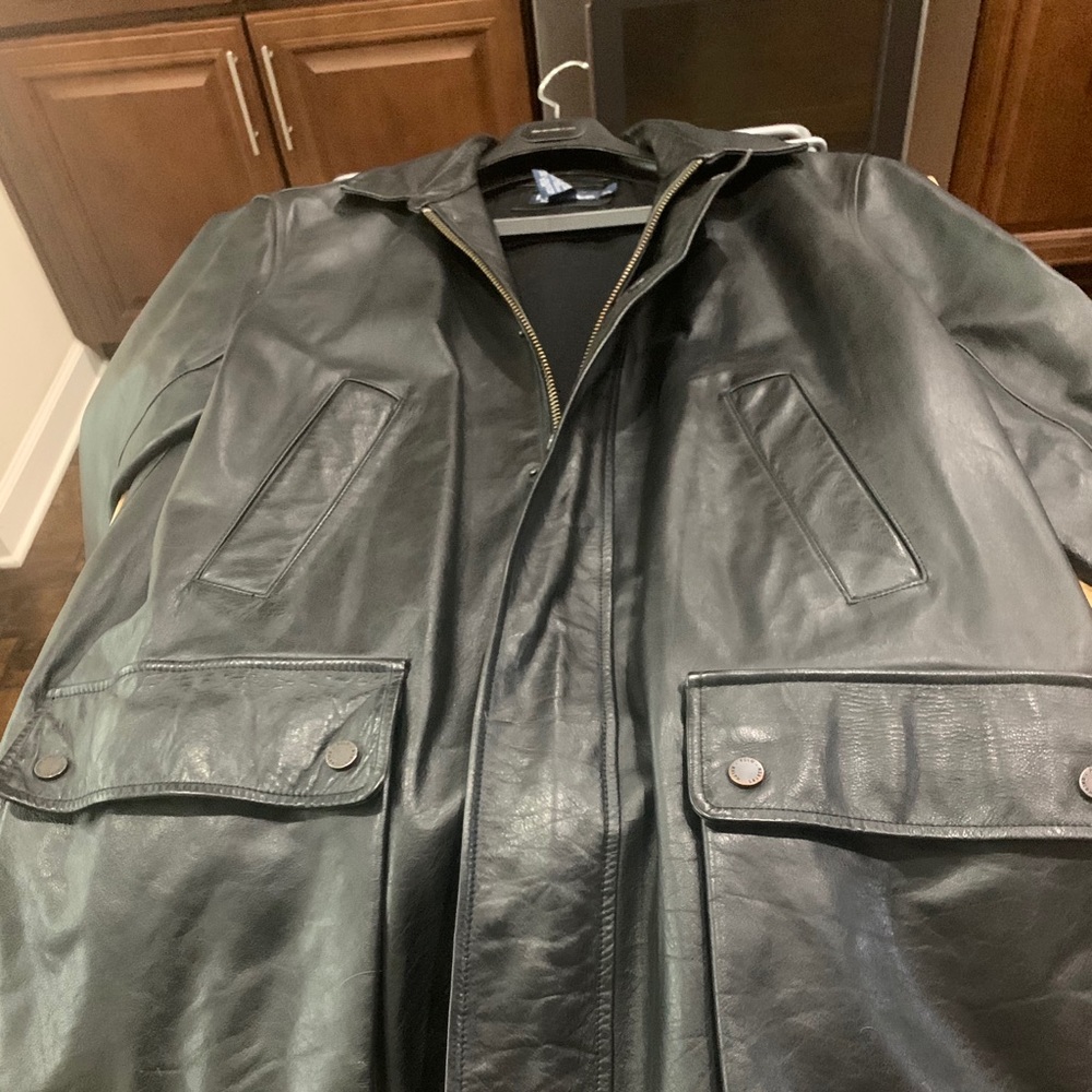Ralph Lauren Polo Black Leather Jacket